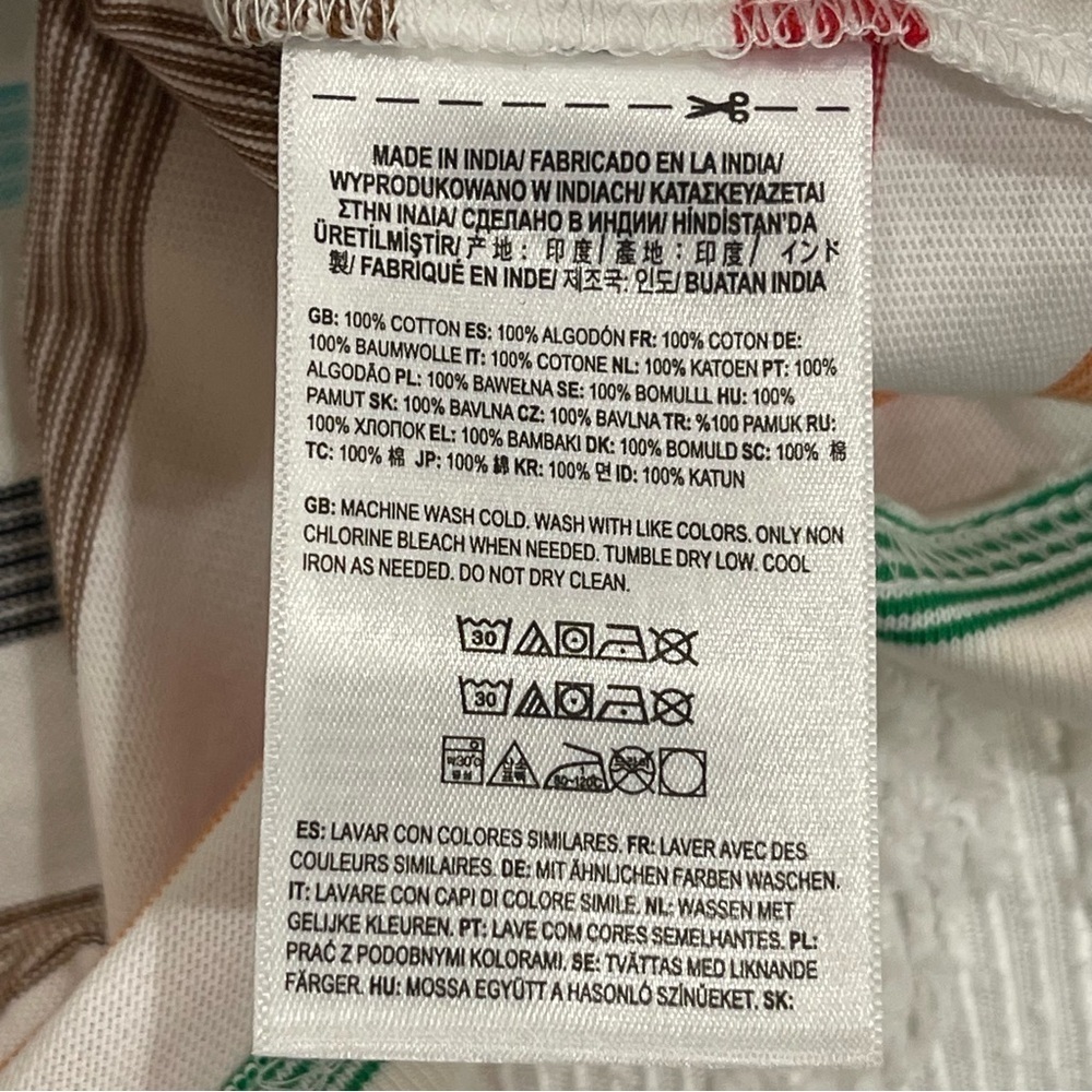 Vans men's 2023 Pride Stripe Short Sleeve Knit Tee new with tags size large - Picture 7 of 7
